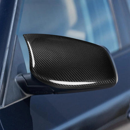 Mavlaro Echtcarbon Spiegelkappen-Overlays für BMW 5er E60/E61 & 6er E63/E64 2003-2007