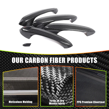 Mavlaro Türgriffmulden-Schutzblenden Carbon-Look für BMW G20/G30/X3/X4/X5 2020-2025
