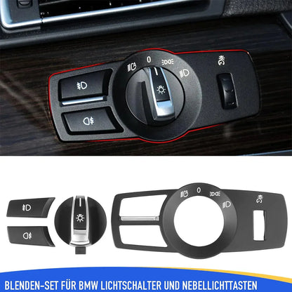 Mavlaro Lichtschalter Panel Ersatz 4-teilig für BMW F10 F12 F01 F25 F26
