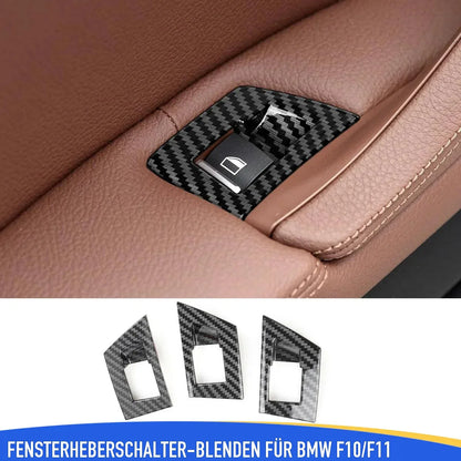 Mavlaro Fensterheberschalter-Blenden für BMW 5er F10 2010-2017 / 5er F11 2010-2017