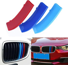 Mavlaro M-Farben Nieren-Zierstreifen für BMW F30 ab 2012 / F32 ab 2014 – 11 Streben Chrom