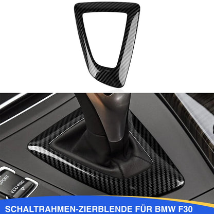 Mavlaro Schaltkulissenrahmen-Blende in Carbon-Optik für BMW F20/F21/F22/F23/F30-F36