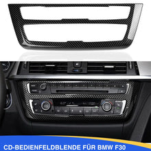 Mavlaro CD-Panelblende in Carbon-Optik für BMW F30/F31/F34 & F32/F33/F36