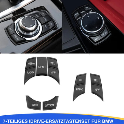 Mavlaro iDrive Tasten Ersatz 7-teilig für BMW F20/F21 F22/F23 F30/F31 F10/F11 F15/F16