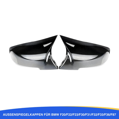 Mavlaro Spiegelkappen Ersatzpaar für BMW F20/F21 F22/F23 F30/F31 F32/F33/F36 F87 E84 2009-2021
