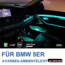 Mavlaro 9-Farben LED Ambientebeleuchtung Komplettset für BMW 5er F10 2010-2017 / 5er F11 2010-2017