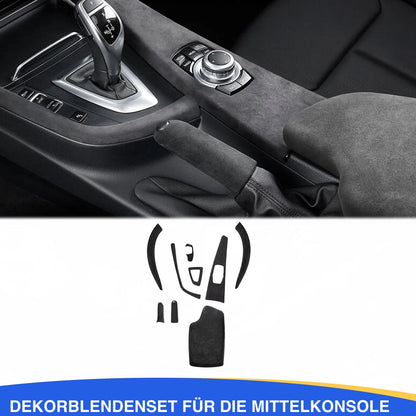 Mavlaro Alcantara-Optik Innenraum-Blenden Set für BMW 3er F30 2011-2018 / 4er F33 2013-2020 / 3er F34 2013-2020 / 4er F36 2014-2021 / 3er F31 2012-2019 / 4er F32 2013-2020