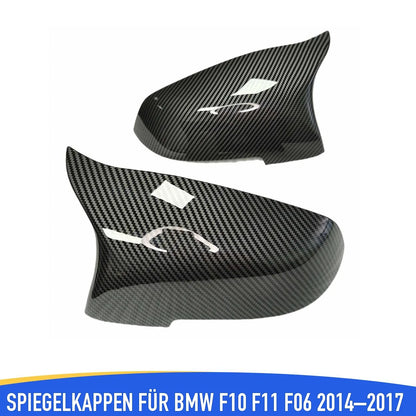 Mavlaro Spiegelkappen-Ersatzpaar für BMW 5er F10/F11/F07, 6er F06/F12/F13 & 7er F02 LCI