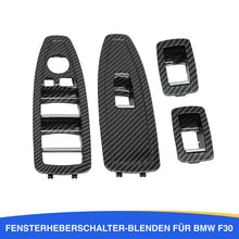 Mavlaro Fensterheberschalter-Blenden 4-teilig als Ersatzteil für BMW 1er F20 2011-2019 / 3er F30 2011-2018 / 3er F31 2012-2019 / 3er F34 2013-2020 / 4er F36 2014-2021 / 3er F80 2014-2018 / 1er F21 2011-2019