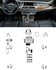 Mavlaro Carbonfaser Innenraum-Aufwertung Set ohne Ausbau für BMW 5er F10 2010-2017 / 5er F11 2010-2017