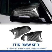 Mavlaro Echtcarbon Spiegelkappen Ersatz für BMW 5er F10 2010-2017 / 5er F11 2010-2017 / 5er F07 2009-2017 / 6er F06 2012-2018 / 6er F12 2011-2018 / 6er F13 2011-2017 / 7er F01 2008-2015 / 7er F02 2008-2015