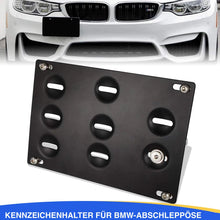 Mavlaro Abschlepphaken-Kennzeichenhalter vorne für BMW E39/E46/E90/F30/F10/G30 X3/X5