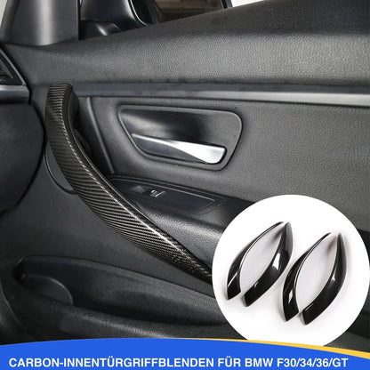 Mavlaro Echtcarbon Innentürgriff-Blenden für BMW 3er F30/F34 & 4er F36