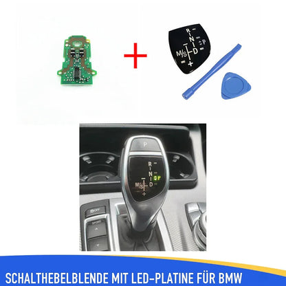 Mavlaro Wählhebelblende mit LED-Platine für BMW 5er F07 2009-2017 / 5er F10 2010-2017 / 6er F06 2012-2018 / 6er F12 2011-2018 / 7er F02 2008-2015