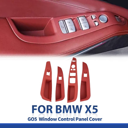 Mavlaro Carbon-Look Fensterheberschalter-Blenden für BMW X5 G05 & X7 G07 2019-2024