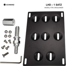 Mavlaro Abschlepphaken-Kennzeichenhalter vorne für BMW E39/E46/E90/F30/F10/G30 X3/X5