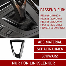 Mavlaro Schaltkulissenrahmen-Blende in Carbon-Optik für BMW F20/F21/F22/F23/F30-F36