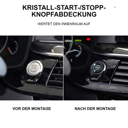 Mavlaro Kristall Start-Stop-Knopf Abdeckung für BMW F/G Modelle mit A OFF Taste