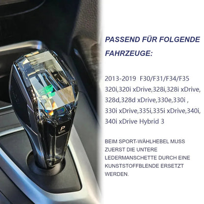 Mavlaro Crystal LED Gangwahlschalter für BMW 3er F30 2011-2018 / 3er F31 2012-2019 / 3er F34 2013-2020
