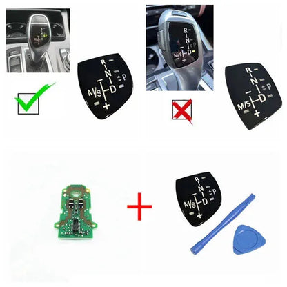 Mavlaro Wählhebelblende mit LED-Platine für BMW 5er F07 2009-2017 / 5er F10 2010-2017 / 6er F06 2012-2018 / 6er F12 2011-2018 / 7er F02 2008-2015