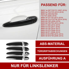 Mavlaro Außentürgriff-Abdeckungen in Carbon-Optik für BMW 3er/4er/X1/X3/X4/X5/X6