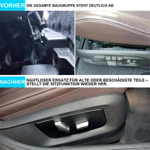 Mavlaro Sitzschienen-Abdeckung Ersatz für BMW 5er/6er/7er/X5/X6 OE 52107317458/59