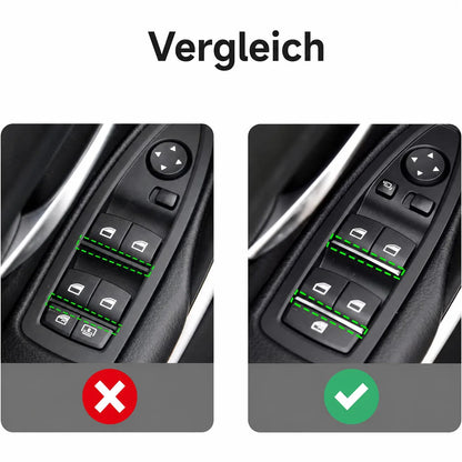 Mavlaro Fensterheberschalter-Blenden 4-teilig 3M für BMW 3er F30 2011-2018 / 3er F31 2012-2019 / 3er F34 2013-2020