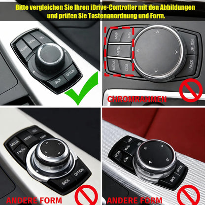 Mavlaro iDrive Tasten Ersatz 7-teilig für BMW F20/F21 F22/F23 F30/F31 F80 F82 F48