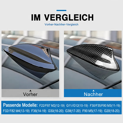 Mavlaro Shark-Fin Antennenabdeckung Echtcarbon für BMW F22/F30/F32/G20/G30
