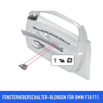 Mavlaro Fensterheberschalter-Rahmen Ersatz 3-teilig für BMW 5er F10 2010-2017 / 5er F11 2010-2017