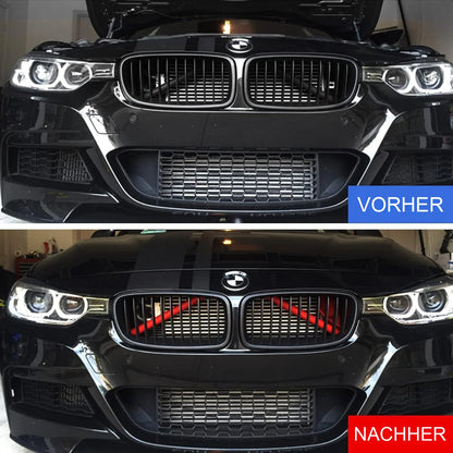Mavlaro V-Brace Abdeckung Grillstreifen 2 Stück für BMW F10/F11/F45/F46/F48/F39