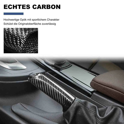Mavlaro Echtcarbon Handbremsgriff-Ersatz für BMW 3er F30 2011-2018 / 4er F36 2014-2021 / 3er F31 2012-2019 / 3er F34 2013-2020 / 4er F32 2013-2020 / 4er F33 2013-2020