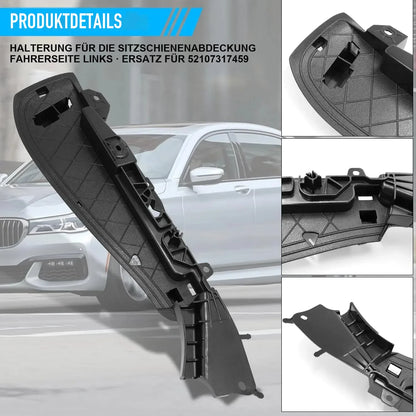 Mavlaro Sitzschienen-Abdeckung Ersatz für BMW 5er/6er/7er/X5/X6 OE 52107317458/59