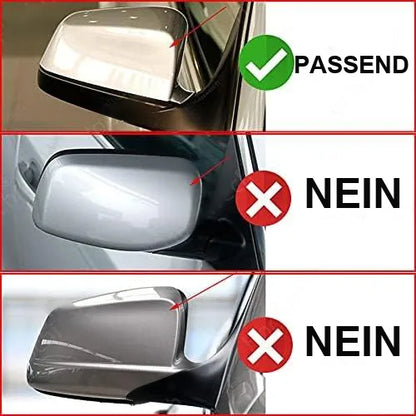 Mavlaro Spiegelkappen Ersatz für BMW 5er F07 2010-2015, F10/F11 2011-2015, 6er F06/F12/F13 2012-2015, 7er F01/F02/F03/F04 2009-2011