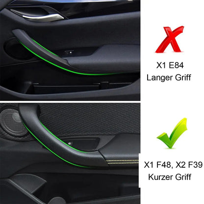 Mavlaro Innentürgriff-Abdeckung links/rechts für BMW X1 F48 2016-2022 & X2 F39 2018-2023