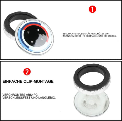 Mavlaro iDrive Controller Drehknopf-Abdeckung für BMW F10/F11/F12/F13/F01/F02/X3 F25