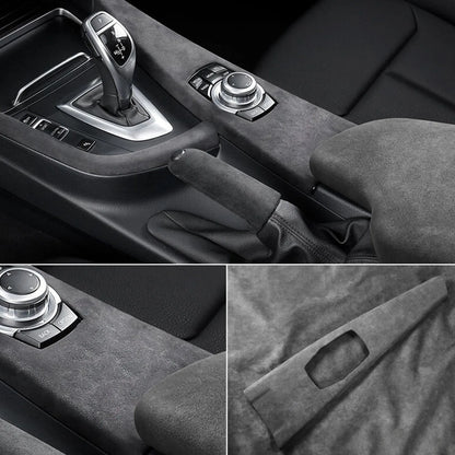 Mavlaro Alcantara-Optik Innenraum-Blenden Set für BMW 3er F30 2011-2018 / 4er F33 2013-2020 / 3er F34 2013-2020 / 4er F36 2014-2021 / 3er F31 2012-2019 / 4er F32 2013-2020