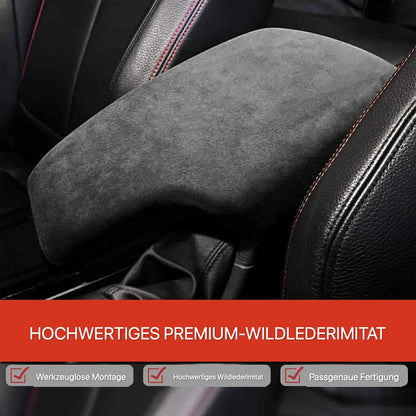 Mavlaro Alcantara-Optik Mittelarmlehnen-Abdeckung für BMW 3er F30 2011-2018 / 3er F31 2012-2019