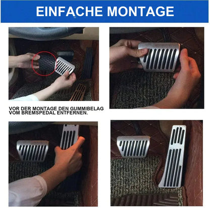 Mavlaro Pedalauflagen Set ohne Bohren für BMW E90 F10 F12 F01 F25 F26 E70 E71 E89
