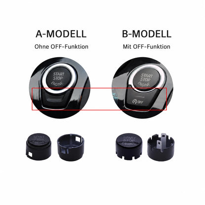 Mavlaro Start-Stop-Knopf Ersatz A/B für BMW F10/F20/F30/F32/F25/F15 2009-2017