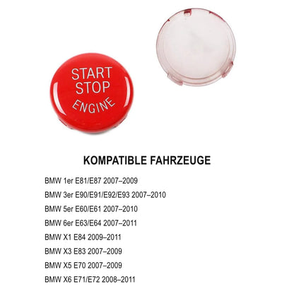 Mavlaro Start-Stop-Knopf Ersatz für BMW E81/E90/E60/E63/E84/E83/E70/E71 2007-2011