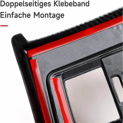 Mavlaro Hecklüftungsdüsen-Rahmenblende in Carbon-Optik für BMW F30/F31/F34 & F32/F36