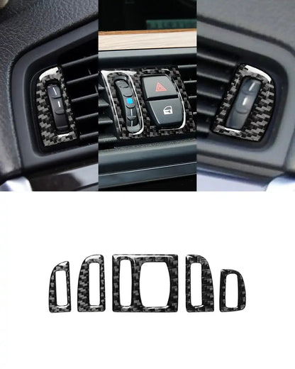 Mavlaro Carbonfaser Innenraum-Aufwertung Set ohne Ausbau für BMW 5er F10 2010-2017 / 5er F11 2010-2017