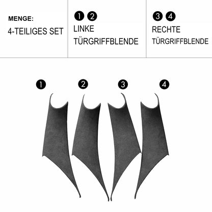 Mavlaro Alcantara-Optik Innentürgriff-Abdeckung 2/4-teilig für BMW F30-F36 2013-2018