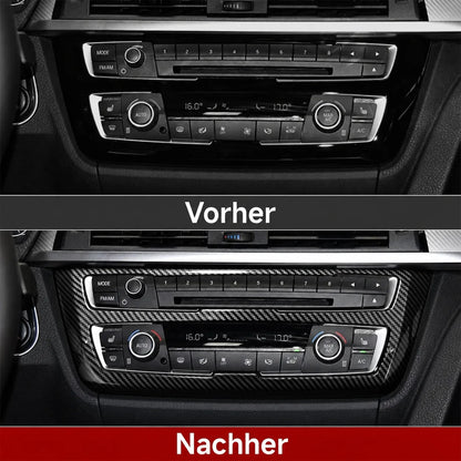 Mavlaro CD-Panelblende in Carbon-Optik für BMW F30/F31/F34 & F32/F33/F36