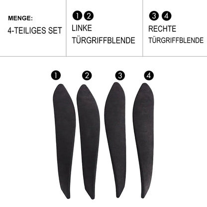 Mavlaro Innentürgriff-Abdeckungen Leder/Alcantara für BMW F30-F36 & M3/M4 F80-F83