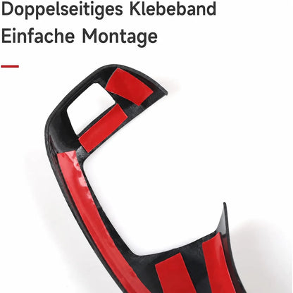Mavlaro Schaltknauf-Abdeckung in Carbon-Optik für BMW F20-F36/F07/F10/F11/F06/F12/F13/X3-X6