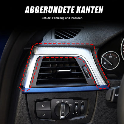 Mavlaro Echtcarbon seitliche Lüftungsdüsen-Blenden 2-teilig für BMW 3er F30 2011-2018 / 4er F32 2013-2020 / 3er F31 2012-2019 / 4er F33 2013-2020