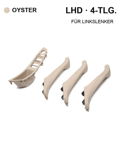 Mavlaro Leder-Innentürgriff Ersatzteile 4-teilig für BMW 5er F10 2010-2017 / 5er F11 2010-2017