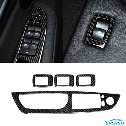 Mavlaro Echtcarbon Armaturenbrett- & Konsolen-Set 16-teilig für BMW X5 E70 & X6 E71/E72 2007-2014